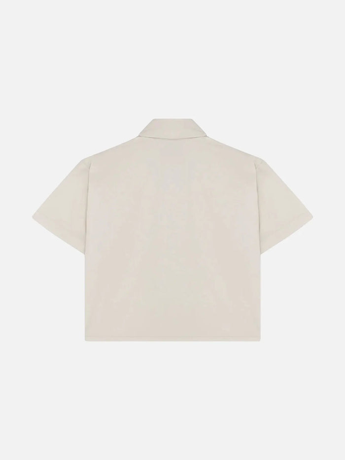 DICKIES SS Cropped Work Shirt W - Whitecap Gray - Uncategorized GÖMLEK