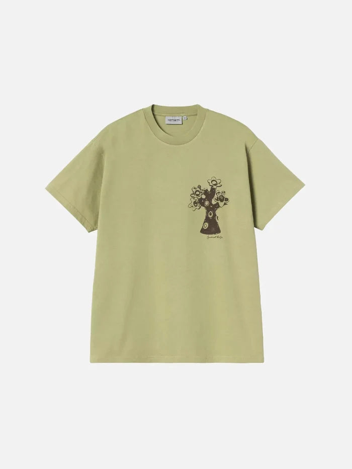CARHARTT WIP S/S Forma T-Shirt - Gentle Green Heavy Stone Wash - Uncategorized T-SHIRT