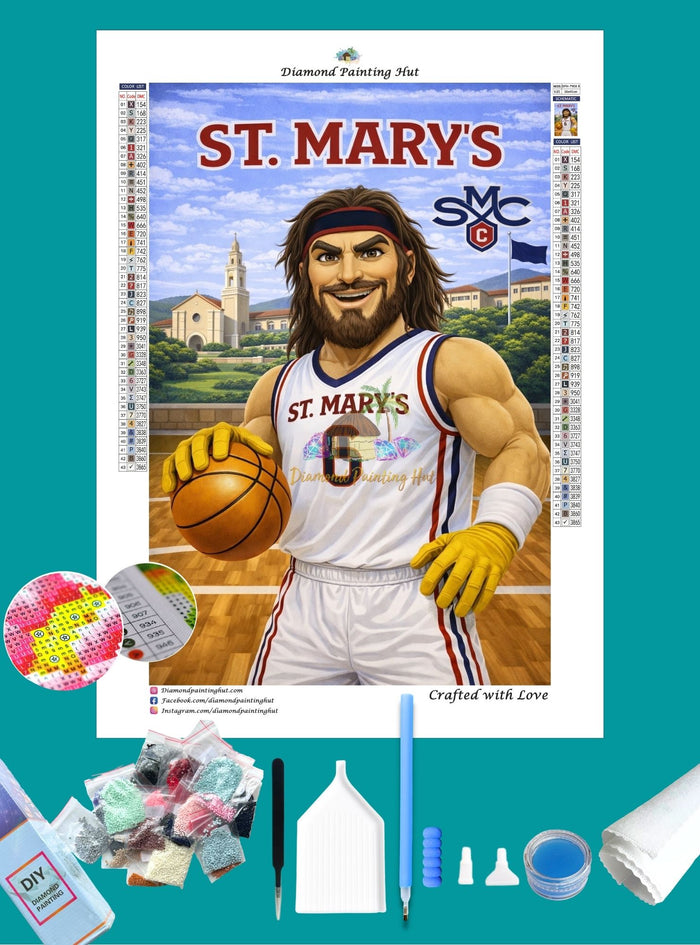 St Mary's Gaels Mascot Diamond Painting