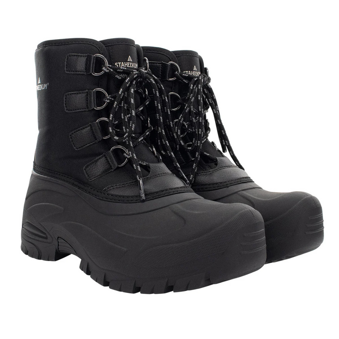Staheekum Men’s Waterproof Cold Weather Snow Boot – 1800422 Black