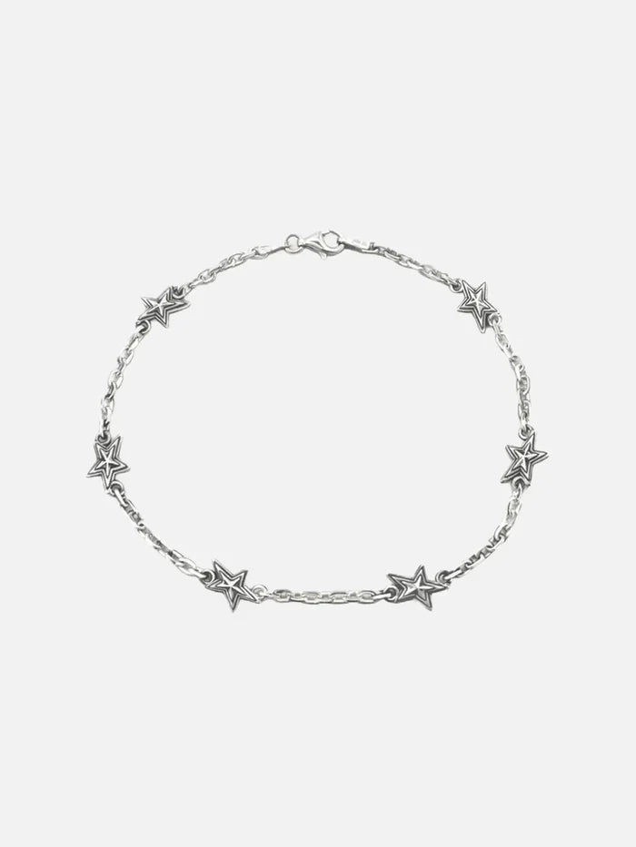 RAFTAF Star Chain Bracelet - Silver - BİLEKLİK