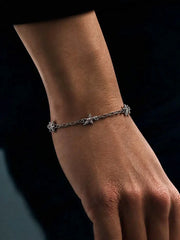 RAFTAF Star Chain Bracelet - Silver - BİLEKLİK