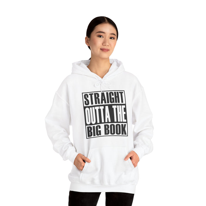 Straight Outta The Big Book AA dtg Hoodie