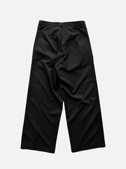 QUITEOFTEN Suit Pants - Black - PANTOLON