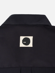SHOPI GO Sumida Boxy Shirt - Black – Black, arka görünüm