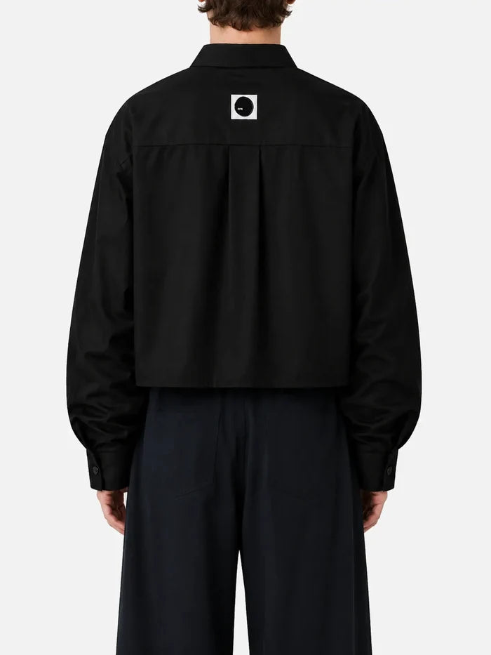 shopi go Sumida Boxy Shirt - Black – siyah, arka görünüm