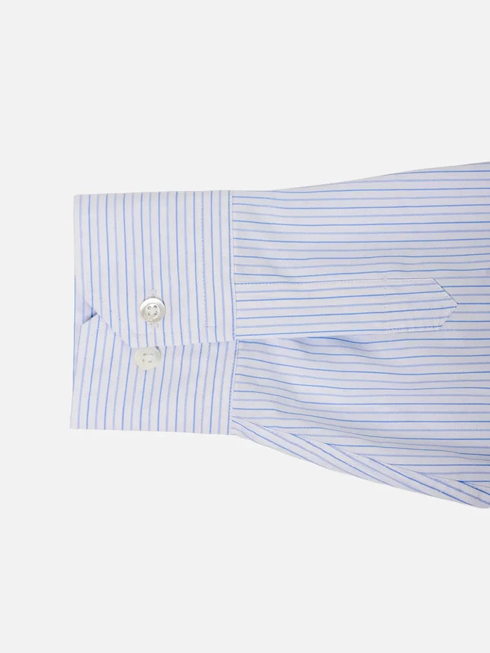SHOPI GO Sumida Boxy Shirt - Light Blue & White - Kategorize edilmemiş GÖMLEK