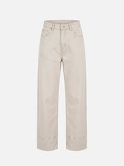 CULT FORM Summer Jeans - Beige – bej, önden görünüm
