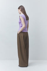 Suncoo Paris Joker Wide-Leg Pleated Pants
