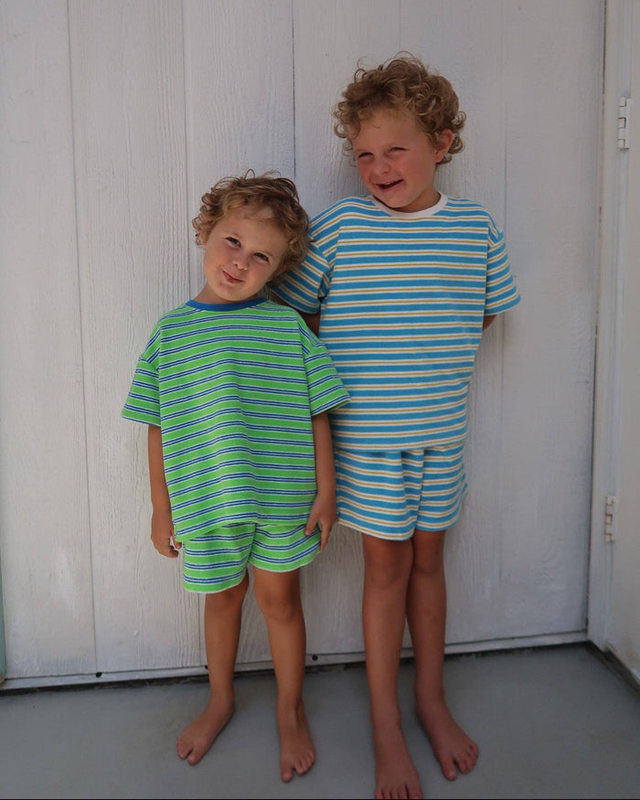Sunny Stripe Terry Lounge Set