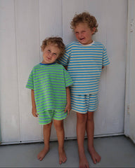 Sunny Stripe Terry Lounge Set