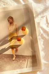 Sunset Reverie Earrings - Beige