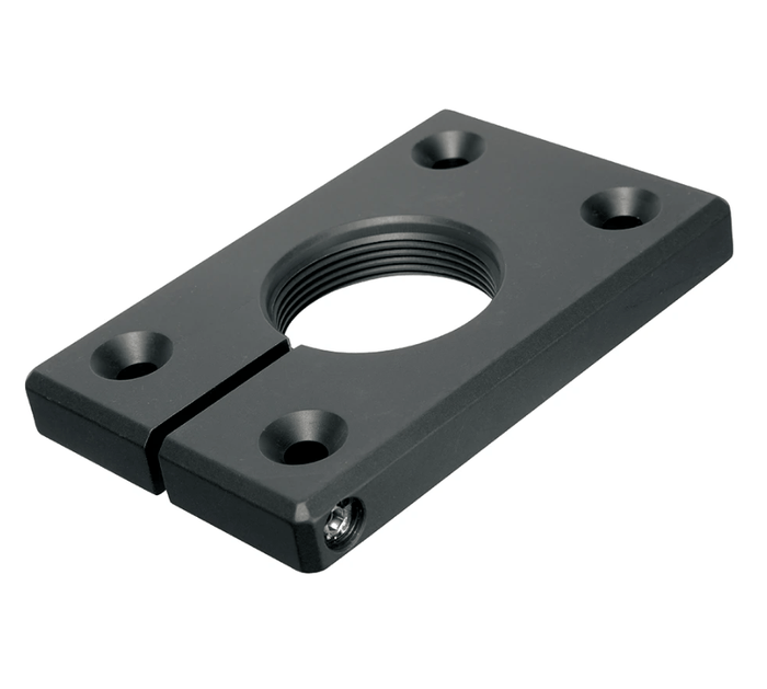 Sureclose Post Mounting Brackets For Center Mount Gate Hinges - Black Finish