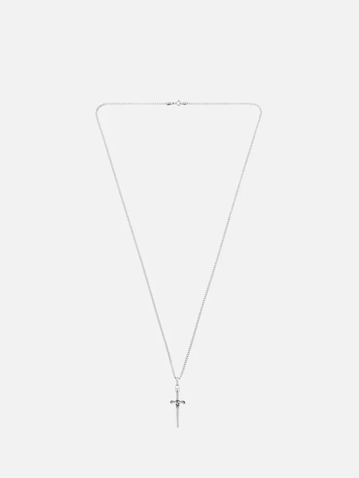 ATOLYEWOLF Sword Necklace in Silver - Necklaces KOLYE