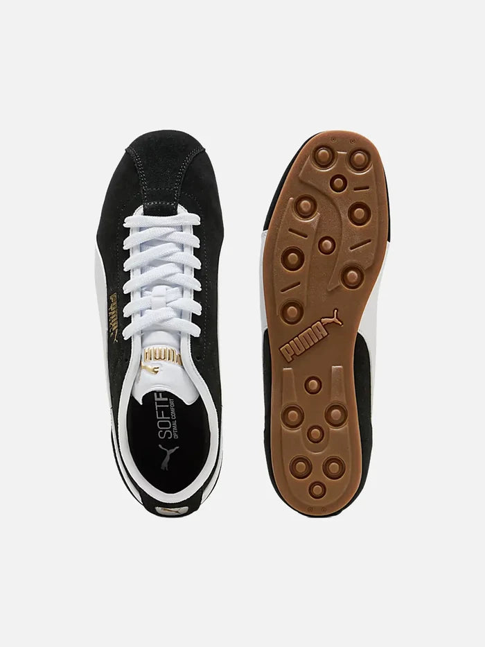 PUMA Tackle "Black/White/Gum" – Black/White/Gum, iki ayakkabı, üstten görünüm