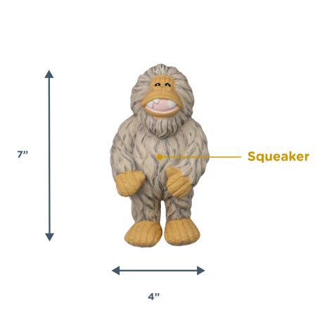 Tall Tails Latex Yeti Squeak Toy for Dogs - 7 inches