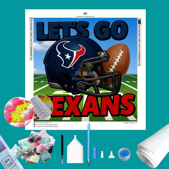 Texans NFL Let's Go Diamond Painting