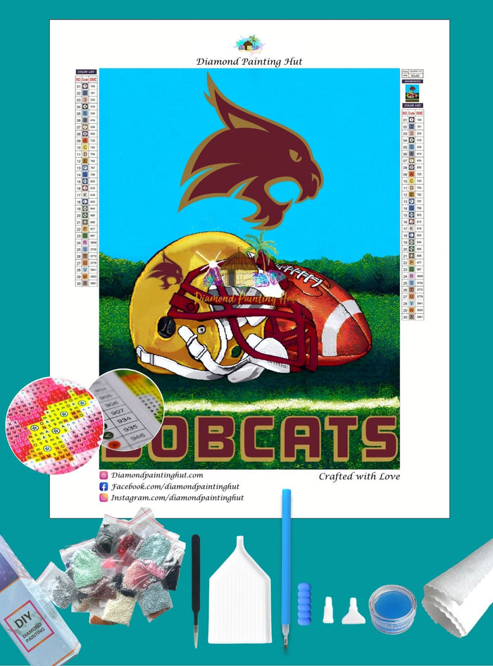 Texas State NCAA Home Diamond Painting