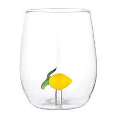 The Icon Wine Glass-Lemon