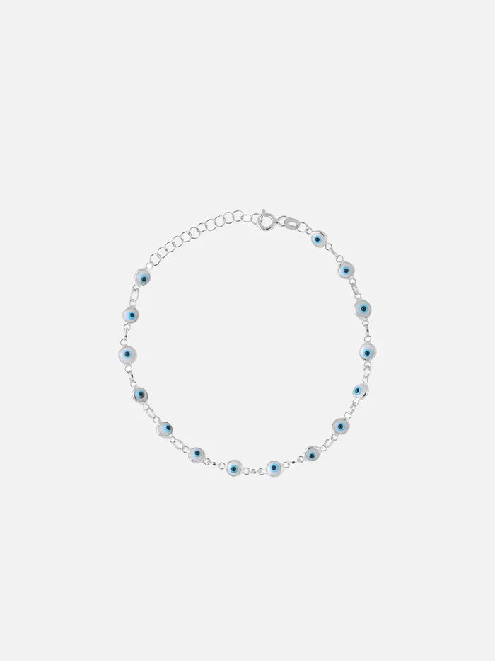 ECE LONDON The Nazar II Bracelet - Silver - Uncategorized BİLEKLİK