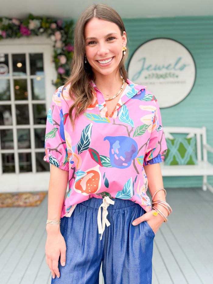 The Sloan Floral Top-Bloomscape
