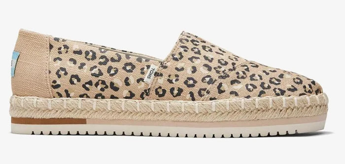 Toms Natural Textured Cheeetah Women's Loafer