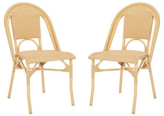 Torino Wicker Side Chair in Natural Wash (Set of 2)