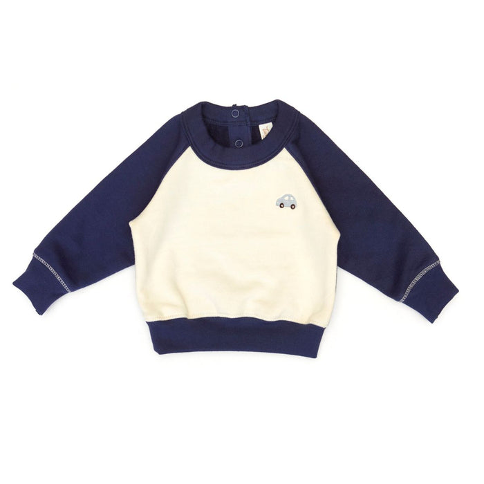 Tun Tun Aspen Car Pullover in Navy Blue