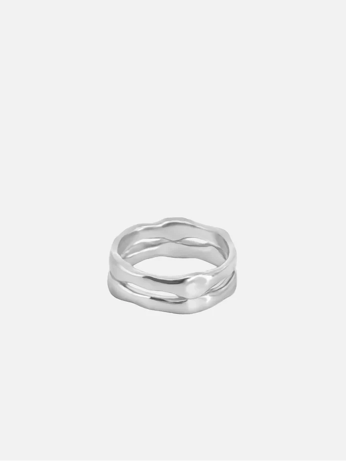 RAFTAF Twin Dreams Ring - Silver - YÜZÜK
