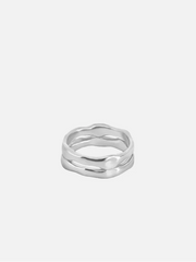 RAFTAF Twin Dreams Ring - Silver - YÜZÜK
