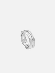 RAFTAF Twin Dreams Ring - Silver - YÜZÜK