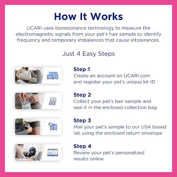 Ucari Intolerance Testing Kit for Pets