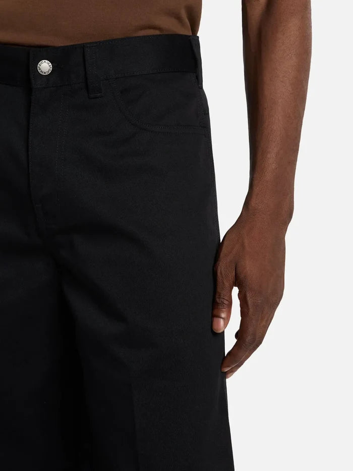 DICKIES Union 17 inch Twill Short - Black - Uncategorized ŞORT