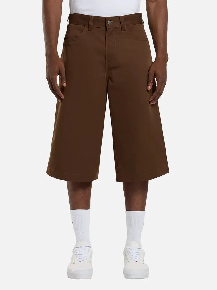 DICKIES Union 17 inch Twill Short - Timber Brown - Uncategorized ŞORT
