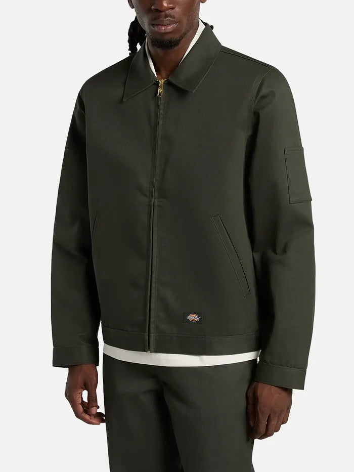 DICKIES Unlined Eisenhower Jacket Rec - Olive Green - Uncategorized CEKET