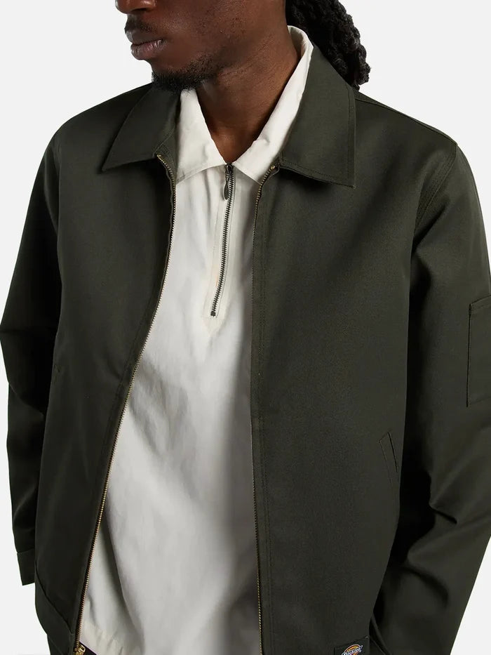 DICKIES Unlined Eisenhower Jacket Rec - Olive Green - Uncategorized CEKET
