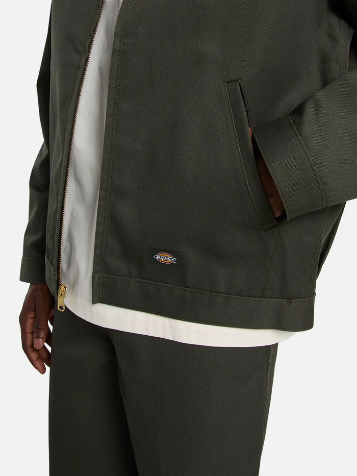 DICKIES Unlined Eisenhower Jacket Rec - Olive Green - Uncategorized CEKET