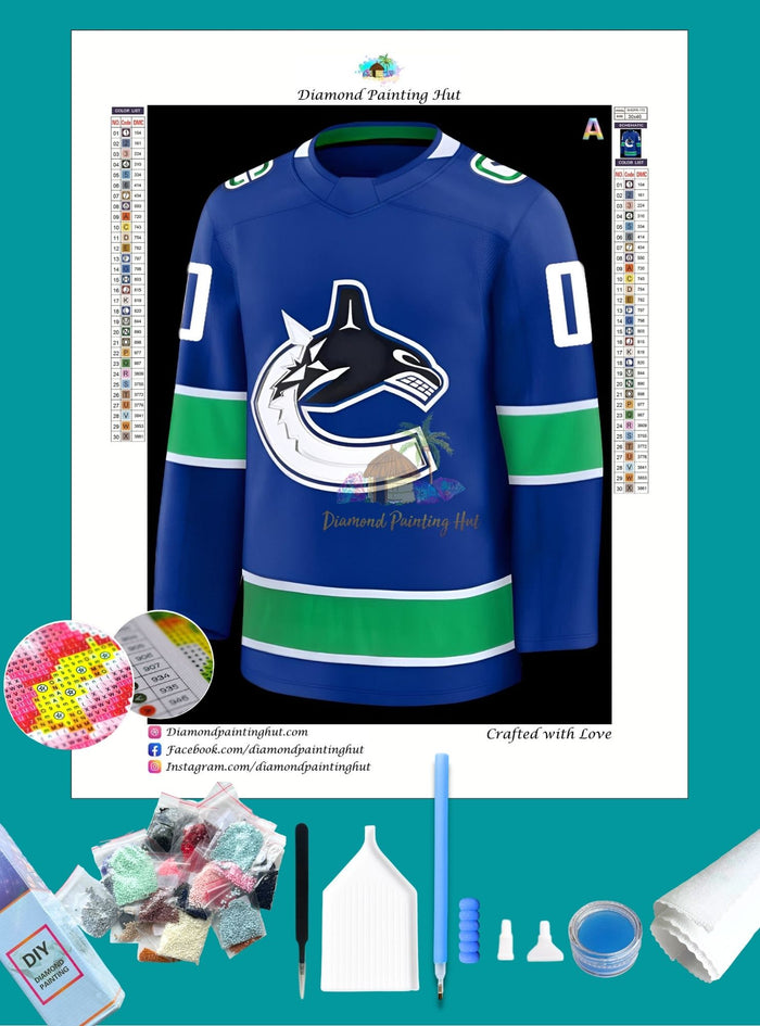 Vancouver NHL Jersey Diamond Painting