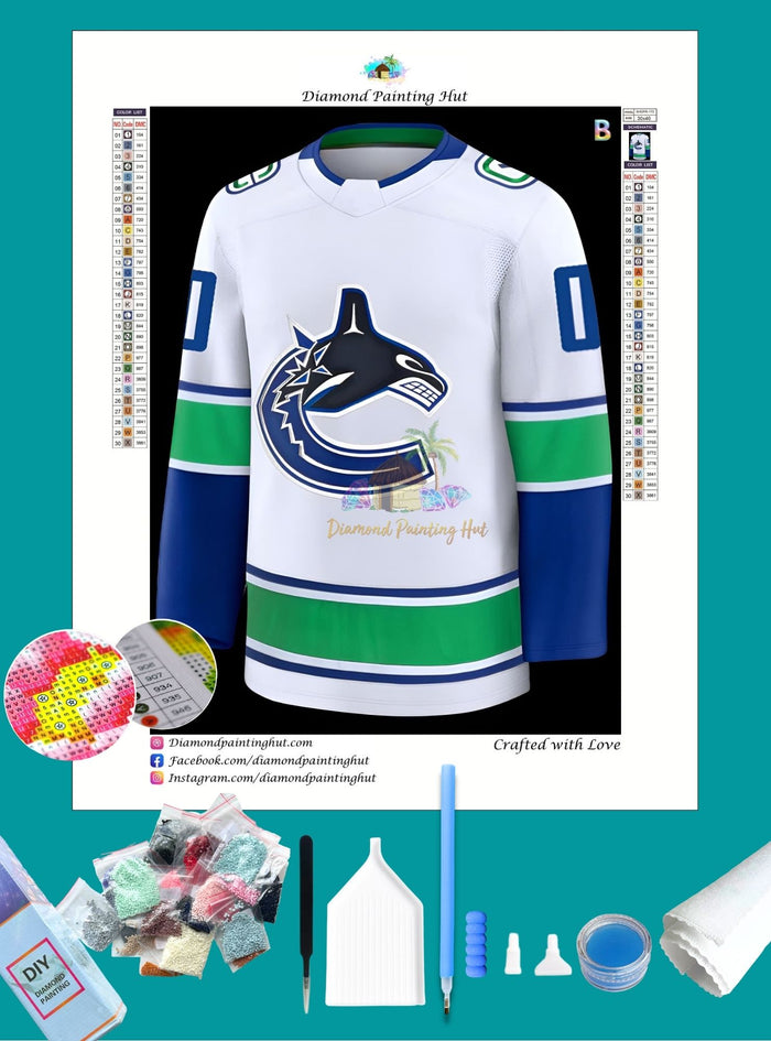 Vancouver NHL Jersey Diamond Painting