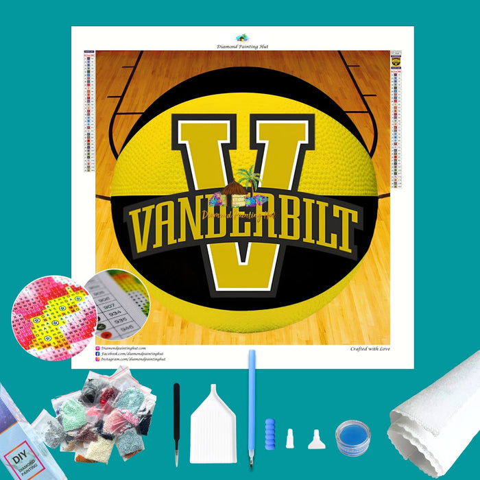 Vanderbilt Basketball Diamond Painting