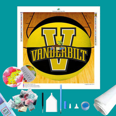 Vanderbilt Basketball Diamond Painting