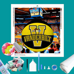 Vanderbilt Basketball Diamond Painting