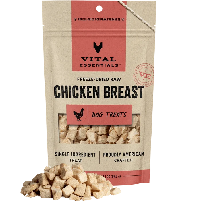Vital Essentials Chicken Breats Treats 2.1oz