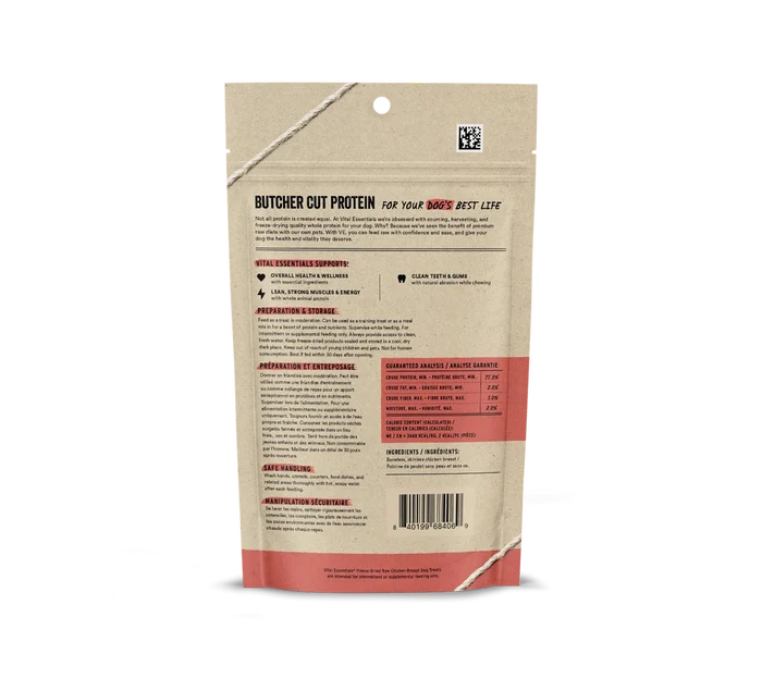 Vital Essentials Chicken Breats Treats 2.1oz
