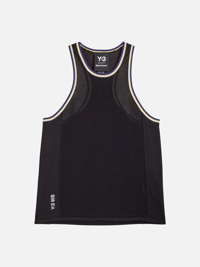 Y-3 Wales Bonner x Y-3 Knit Tank - Black - Uncategorized ATLET