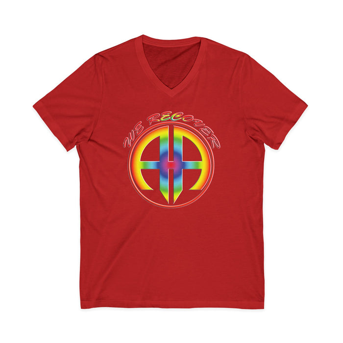 We Recover Rainbow AA V-Neck Tee