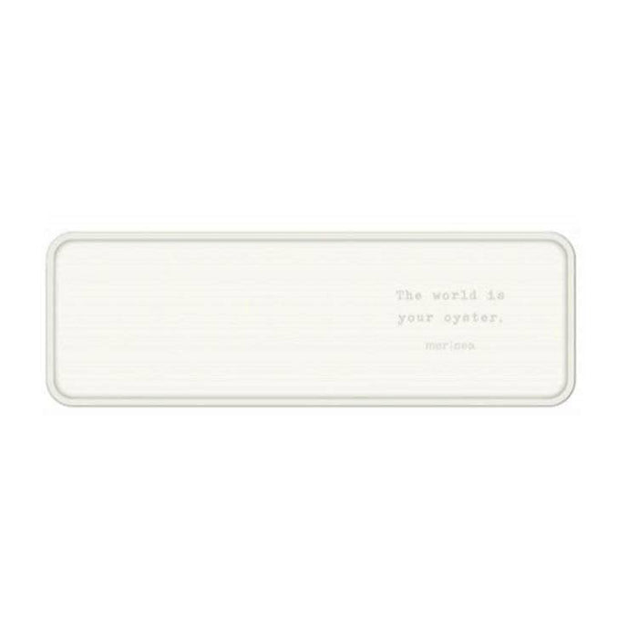 White Ceramic Bath Tray - The Preppy Bunny