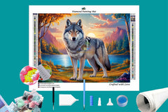 Wolf Diamond Painting