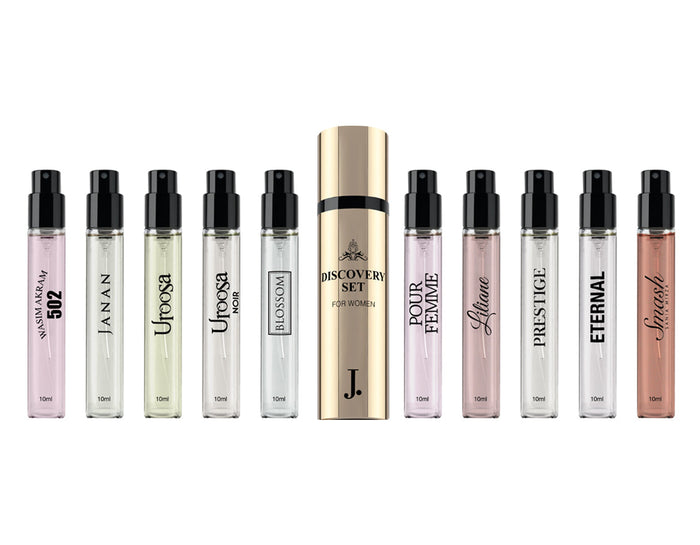 J. Junaid Jamshed women's perfume gift set 10 x 10ml