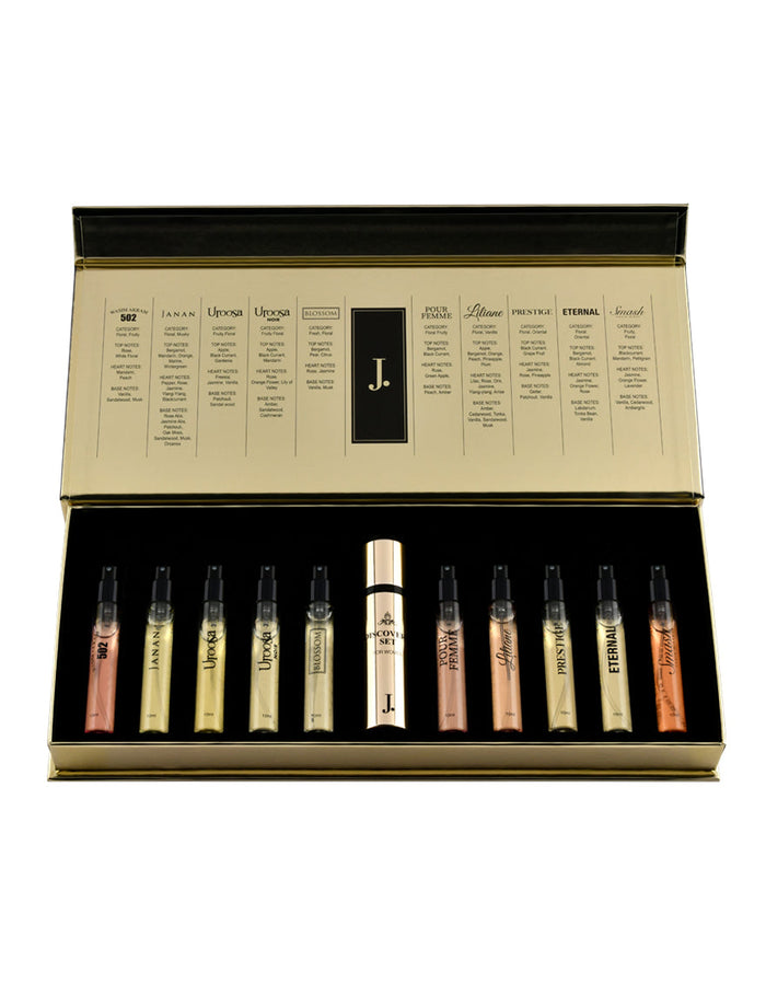 Women's perfume gift set floral fruity fragrances J. Junaid Jamshed